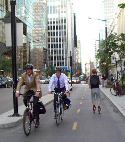 Pistes cyclables de Montréal