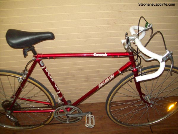 Vélo Raleigh Concorde - StephaneLapointe.com