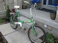 Vélos pliants vert