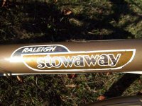 Vélo pliant Raleigh Stowaway Folding Bike